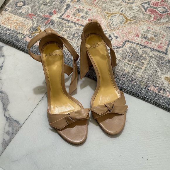 WORN ONCE ALEXANDRE BIRMAN Clarita Block 90 Heel Beige - Picture 2 of 7